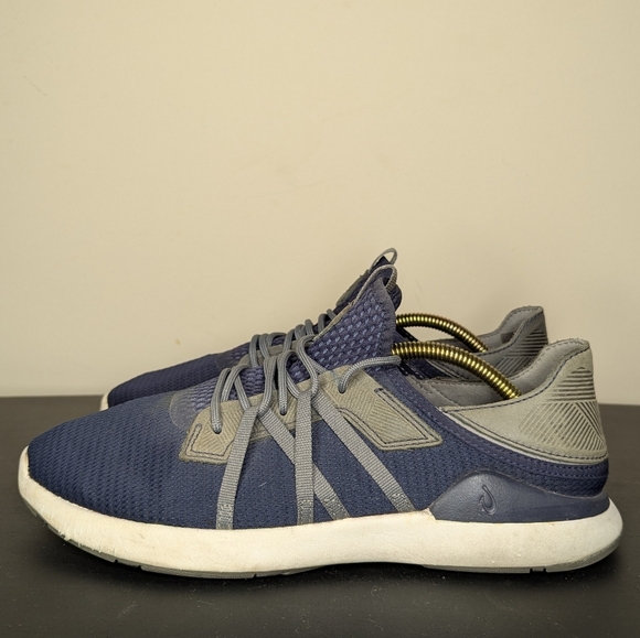 Olukai Holo Men's Athleisure Sneaker Vintage Indigo White Size 9.5 - Picture 3 of 10